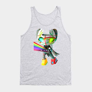 rainbow cat abstract COOLEY Tank Top